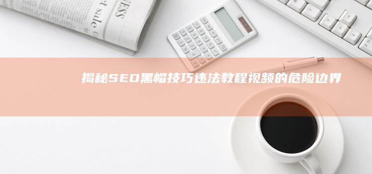 揭秘SEO黑帽技巧：违法教程视频的危险边界